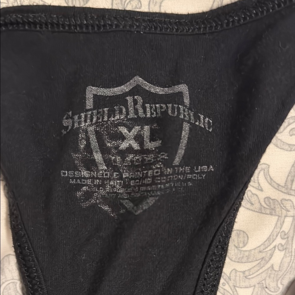 Shield Republic Racerback Tank American Flag Guns - Picture 4 of 4